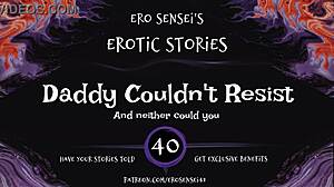daddy gives in to her erotic audio temptation masturbating to orgasm in pov reality