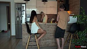 Wife Sneaks Behind Husband To Suck Best Friend's Dick