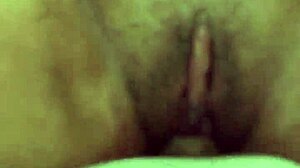 sexy latina with huge natural tits rides her boyfriend's cock cowgirl style in homemade pov