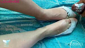 fucking neighbor's wet pussy doggystyle till she squirts and orgasms hard on webcam