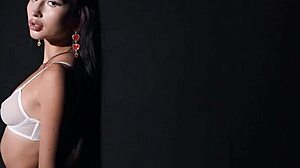 beautiful ukrainian babe jess leon spreads legs showing natural tits and sensual pussy elegance