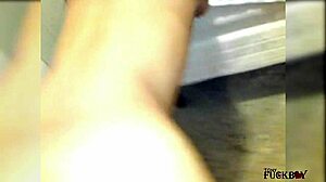 Ever wonder how her first anal felt bent over with no condom surprise?