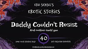daddy gives in to her erotic audio temptation masturbating to orgasm in pov reality
