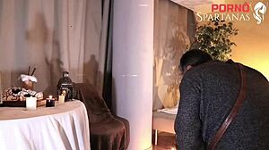 Juicy Brazilian Nun's Halloween Ass Ride And Moan!