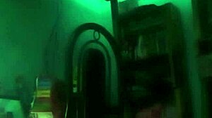 this amateur couple gets sensual in total darkness