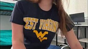 college girl ava marina fucked hard after football game!