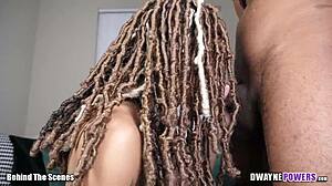 ever wonder how black cock swells huge in ebony's eager mouth?