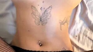 perfect ASS goth college girl with HUGE natural tits gets FUCKED