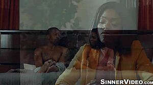 whoa sloppy blowjob then deep drilling by black stud ana foxxx isiah maxwell 😍💦