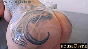 Houseofyre Arabelle Raphael Gobbles Giant BBC Deepthroat Style
