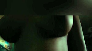Big Natural Tits Bounce Wild Cowgirl Ride Moans Hidden from Nosy Neighbors