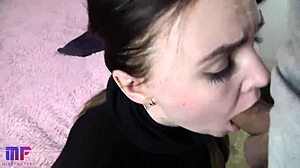 thief caught by homeowner bound for rough pov face fucking blowjob and facial cumshot