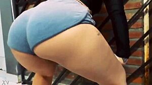 melani cisneros shakes round argentinian ass cheeks in hypnotic slow motion twerk