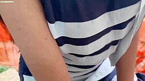 Lover rams Desi Indian girlfriend's tight pussy outdoors post-breakup
