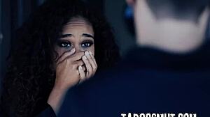 Cheating Ebony Milf Fucks Delivery Guy