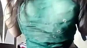 Hot Indian girl's huge boobs make you throb hard?