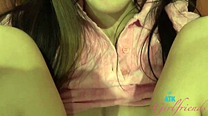 Super Cute Brunette Amateur Tifa Quinn Cums Hard from Intense Pussy Licking and Fingering in Orgasmic POV