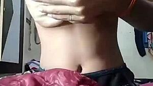 Hot Indian girl's huge boobs make you throb hard?