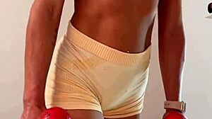 Hotwife's Sweaty Post-Gym Pussy Gets Cuckold Fucked Hard Sheer Delight