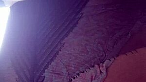 Elza Kom Worships Huge Ebony Ass in Nylon Tights Bedroom Domination Fetish