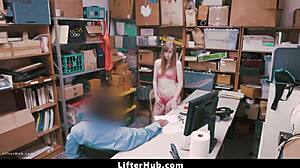 lp officer, you gonna rip my clothes and fuck me doggystyle right here in the shop? no choice but to punish this lifter locally!