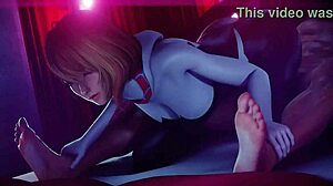 SPIDER GWEN takes BED ANAL SEX so deep and hard!!