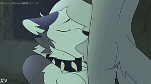 Hey, spending time with Loona means nonstop furry sucking action