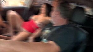 CAR PACKED WITH MAYA HYUGA CANDY DEBBY BIA ANDRADE IN WILD STREET ORGY BAREBACK BLOWJOBS!