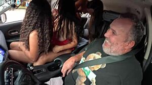 CAR PACKED WITH MAYA HYUGA CANDY DEBBY BIA ANDRADE IN WILD STREET ORGY BAREBACK BLOWJOBS!