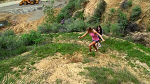 Lesbians Share Raw Passionate Bed Gaping Licking