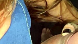 Amateur couple rushes home for bed-pounding fuck frenzy