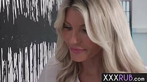 big tits blonde milf taylor wild rides monster cock in nuru bliss