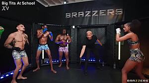 ryan reid gagging on cocks in cage you want this facefuck too??