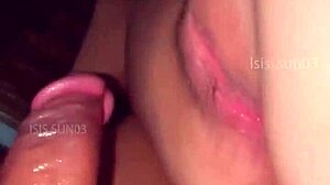 Amateur couple rushes home for bed-pounding fuck frenzy