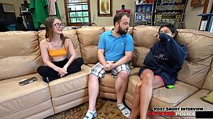 cop blackmails miraa monroe into deepthroat facefuck backstage