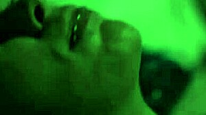 Roommate's blue-haired pal possessed by alien turns dorm fuckfest suggestive