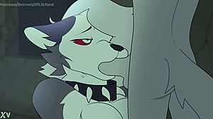 Hey, spending time with Loona means nonstop furry sucking action