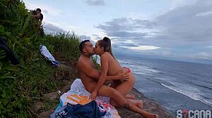 damn caught banging on sao paulo beach public anal outdoor