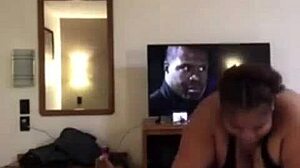 Prostitute Grinds Big Natural Tits on Monster Cock in Motel Ride