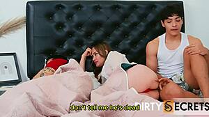so my stepson sneaks in and pounds my ass right next to sleeping husband