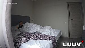 Luuv Morning Bareback Sex Cum on Ass Young Couple!