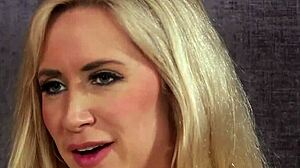British babe facialized after close-up dick sucking
