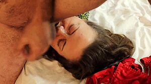 french amateur slut in satin bra thong dress heels rims deepthroats pussy fucked cumshots