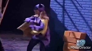 Bound Batgirl Takes Hardcore Bondage Pounding