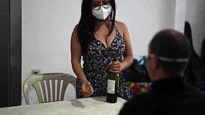 what if an electrical engineer fixed more than wiring at a sexy latina housewife's bent over? 