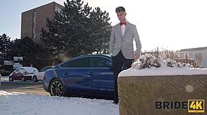 stuck in wedding toilet i cheat with stranger's thick cock