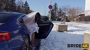 stuck in wedding toilet i cheat with stranger's thick cock