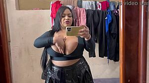 damn caught my busty tenant masturbating outside couldnt hold back joined her!!