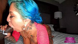 Slim Thick Latina Chokes On Massive BBC With Insane Deepthroat Gagging Skills