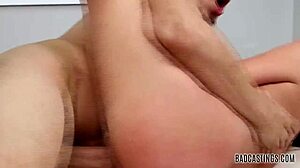 sexy babe endures intense casting fuck and bondage thrill